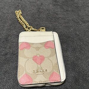 Coach zip card case